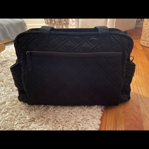 Vera Bradley Black Diaper Bag (“Stroll Around Baby Bag”) - Picture 5 of 12
